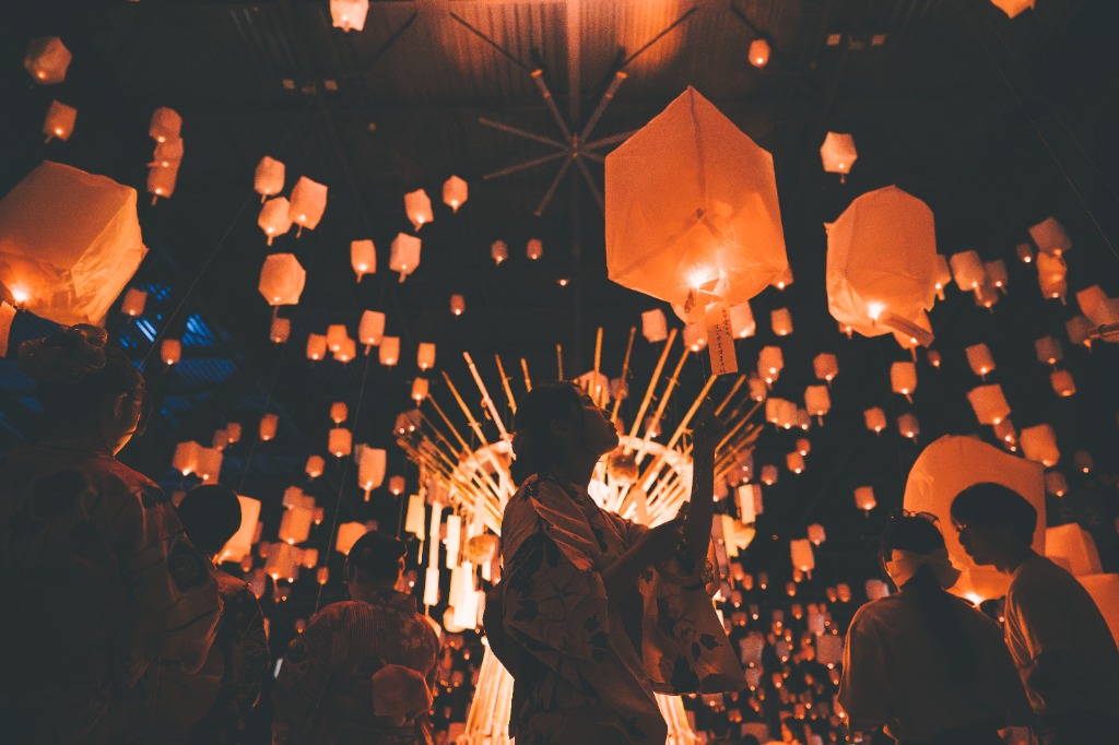 スカイランタン体験